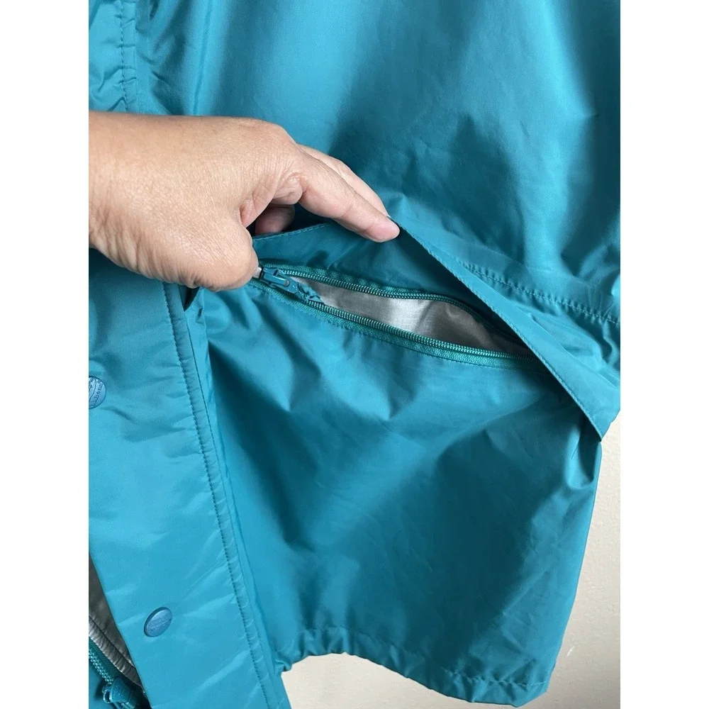 Vtg LL Bean Gore Tex Jacket Mens XL Tall Green Wind Rain Hooded Parka 1980/90's
